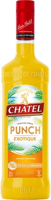 Bouteille de spiritueux : Punch Exotique de la marque Chatel