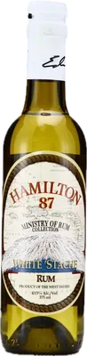 Bouteille de spiritueux : 87 White Stache de la marque Hamilton