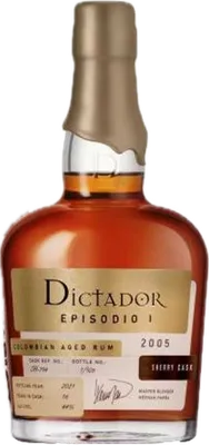 Bouteille de spiritueux : Episodio Sherry 2005 de la marque Dictador