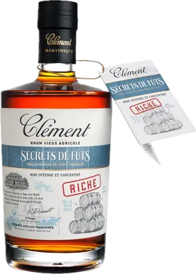 Bouteille de spiritueux : Secrets de fûts (Riche) de la marque Clément