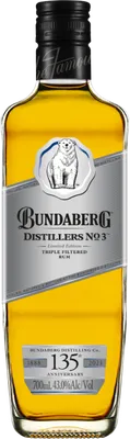 Bouteille de spiritueux : Distiller's No 3 de la marque Bundaberg
