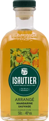 Bouteille de spiritueux : Arrangé Mandarine Sauvage de la marque Isautier