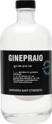 Bouteille de spiritueux : Amphora Navy Strength Gin de la marque Ginepraio