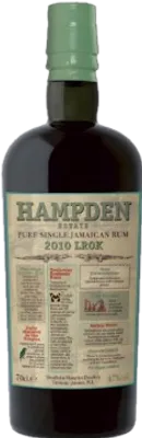 Bouteille de spiritueux : Pure Single Jamaican Rum de la marque Hampden