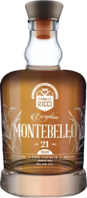 Bouteille de spiritueux : Exception Montebello 21 ans de la marque Famille Ricci
