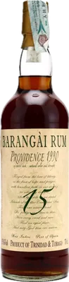 Bouteille de spiritueux : Barangài Providence de la marque Caroni