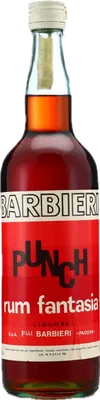 Bouteille de spiritueux : Punch Rum Fantasia 1960s de la marque Barbieri