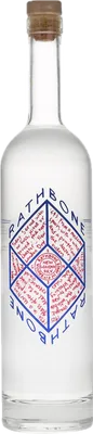 Bouteille de spiritueux : New London Dry Gin de la marque Rathbone