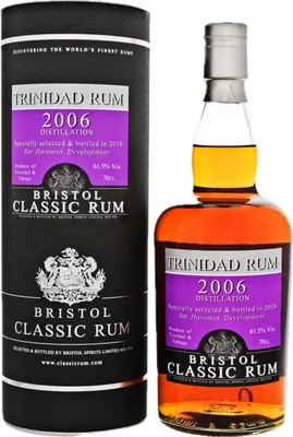 Bouteille de spiritueux : Trinidad Rum for Haromex Dev. de la marque Bristol Classic Rum