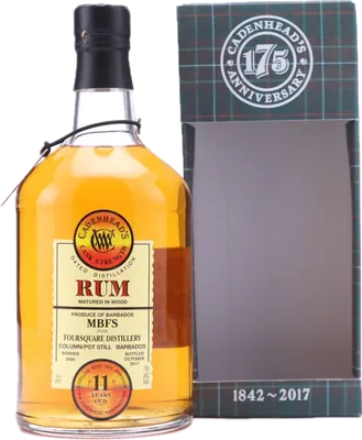 Bouteille de spiritueux : 175th Anniversary de la marque Foursquare