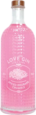 Bouteille de spiritueux : Love Gin Liqueur - Spiced Rhubarb Crumble de la marque Eden Mill