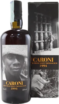 Bouteille de spiritueux : High Proof Heavy Trinidad Rum de la marque Caroni