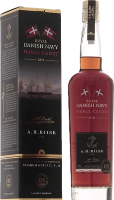 Bouteille de spiritueux : Royal Danish Navy Naval Cadet de la marque A.H. Riise