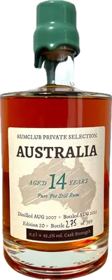 Bouteille de spiritueux : Ed. 20 Australia 14 Years de la marque Spirit of Rum