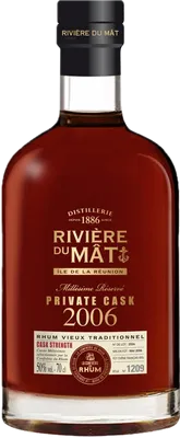 Bouteille de spiritueux : Private Cask 2006 de la marque Rivière du Mât