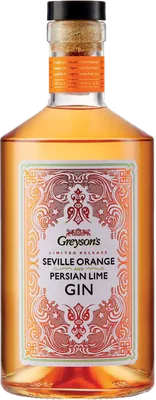 Bouteille de spiritueux : Seville Orange and Persian Lime Gin de la marque Greyson's