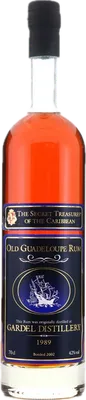 Bouteille de spiritueux : Old Guadeloupe Rum de la marque Gardel