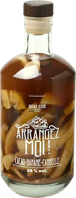 Bouteille de spiritueux : Arrangez-Moi Cacao-Banane-Cannelle de la marque Quai Sud