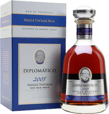 Bouteille de spiritueux : Single Vintage 2005 de la marque Diplomatico