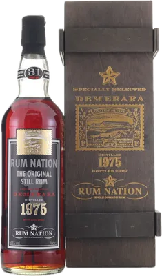 Bouteille de spiritueux : Demerara The Original Still Rum de la marque Rum Nation