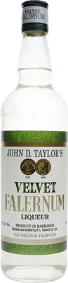 Bouteille de spiritueux : John D. Taylor’s Velvet Falernum de la marque R.L. Seale’s
