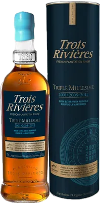 Bouteille de spiritueux : Triple Millésime 2001-2005-2011 de la marque Trois Rivières