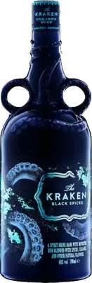 Bouteille de spiritueux : Black Spiced Rum Limited Edition 2021 de la marque Kraken