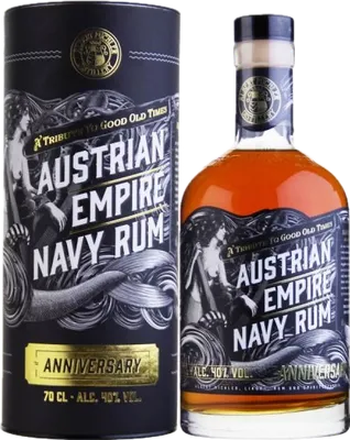 Bouteille de spiritueux : Anniversary de la marque Austrian Empire Navy Rum