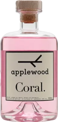 Bouteille de spiritueux : Coral Gin de la marque Applewood