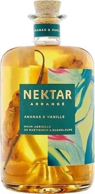 Bouteille de spiritueux : Ananas & Vanille de la marque Nektar Arrangé