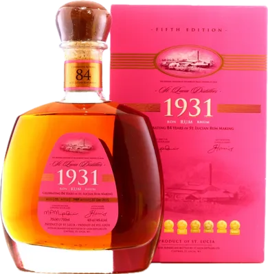 Bouteille de spiritueux : 1931 - 5th Edition de la marque Saint Lucia Distillers