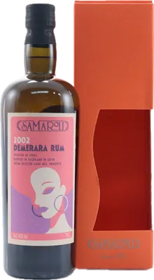 Bouteille de spiritueux : Demerara Rum de la marque Samaroli