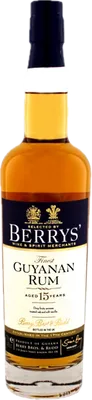 Bouteille de spiritueux : Finest Guyanan Rum de la marque Berry Bros & Rudd 