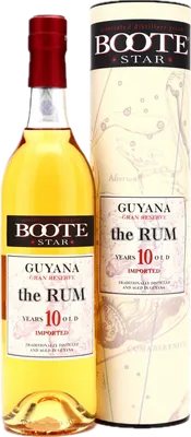 Bouteille de spiritueux : Boote Star Demerara Proprietor Reserve de la marque Associated Distillers Group