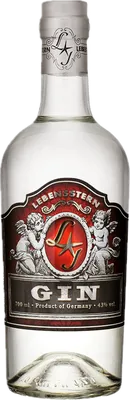 Bouteille de spiritueux : Dry Gin de la marque Lebensstern