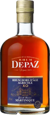 Bouteille de spiritueux : XO Grande Réserve de la marque Depaz