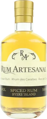 Bouteille de spiritueux : Spiced Rum Byers' Island de la marque Rum Artesanal