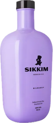 Bouteille de spiritueux : Bilberry de la marque Sikkim Gin