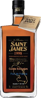 Bouteille de spiritueux : Cuvée Exclusive - Fort de France de la marque Saint James