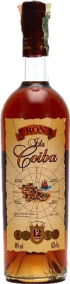 Bouteille de spiritueux : 12 Años de la marque Isla Coiba