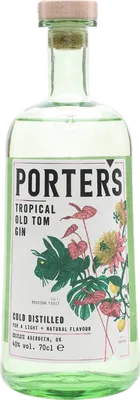 Bouteille de spiritueux : Tropical Old Tom Gin de la marque Porter's