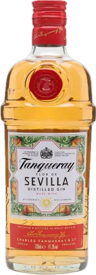 Bouteille de spiritueux : Flor de Sevilla Gin de la marque Tanqueray