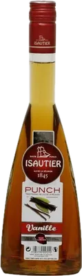 Bouteille de spiritueux : Punch Vanille de la marque Isautier