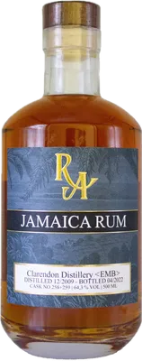 Bouteille de spiritueux : Jamaica Rum de la marque Rum Artesanal