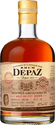 Bouteille de spiritueux : Small Batch de la marque Depaz