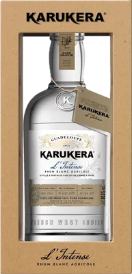 Bouteille de spiritueux : L'Intense de la marque Karukera