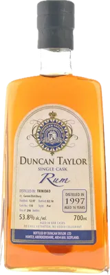 Bouteille de spiritueux : Single Cask Rum 1997 Aged 16 Years (Caroni Distillery) de la marque Duncan Taylor
