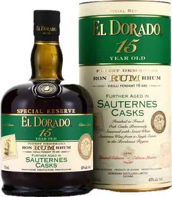 Bouteille de spiritueux : Sauternes Casks Finish de la marque El Dorado