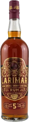 Bouteille de spiritueux : PX Sherry Cask Finish de la marque Ron Larimar