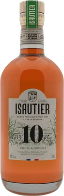 Bouteille de spiritueux : Rhum Vieux 10 Ans d'Âge de la marque Isautier